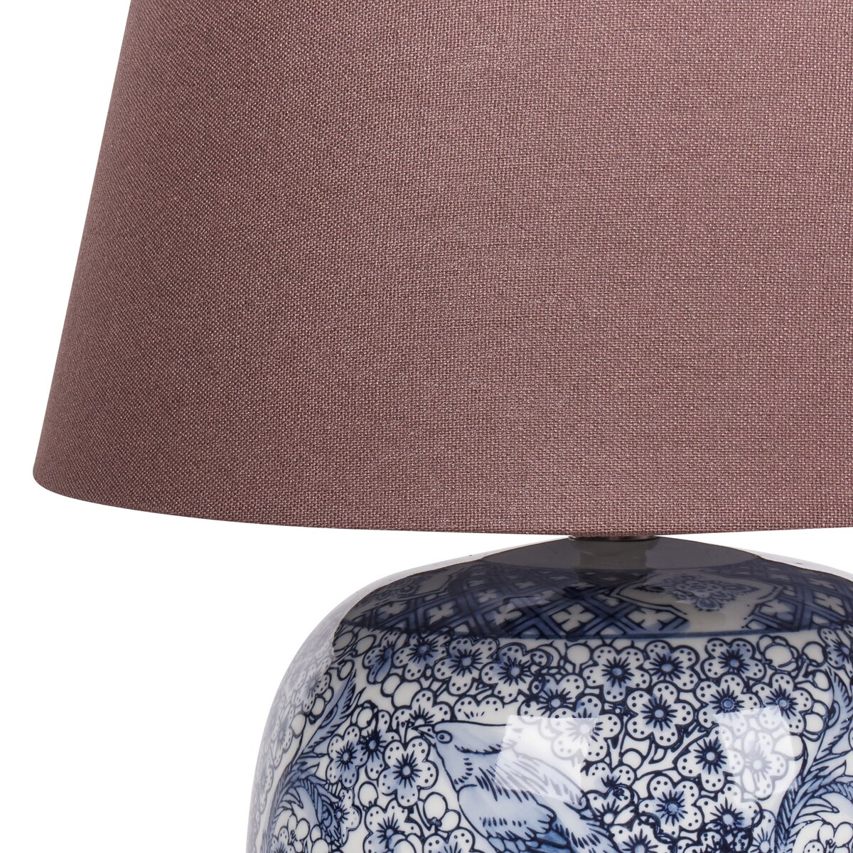 Lampa stołowa NEIRA Porcelana Brązowy