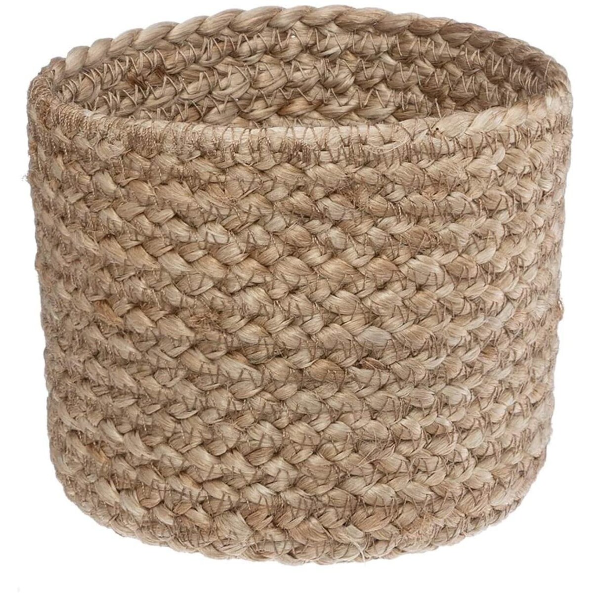 Kosze do przechowywania z juty, okrągłe, 3 sztuki