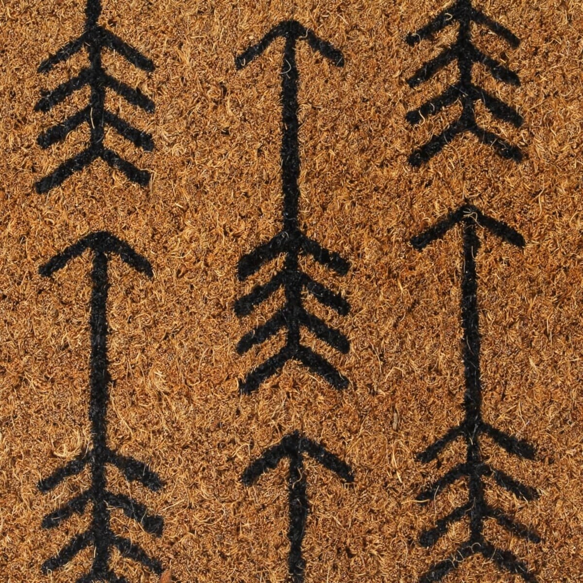 vidaXL Wycieraczka, naturalna, 45x75 cm, włókno kokosowe, tuftowana