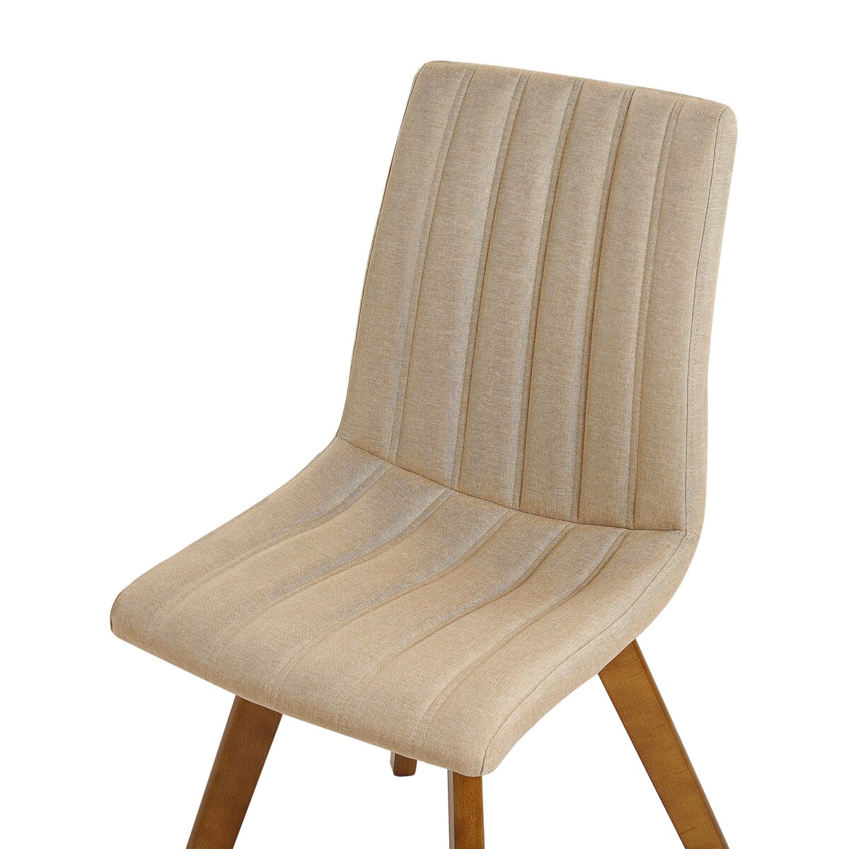 Zestaw 2 krzeseł do jadalni beżowy CALGARY