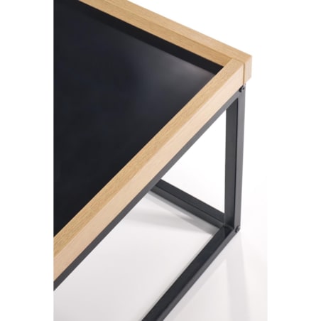 STOLIK KAWOWY Espada 100x60x39 cm płyta meblowa i stal