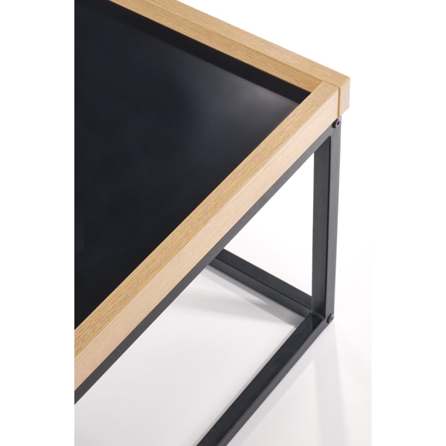 STOLIK KAWOWY Espada 100x60x39 cm płyta meblowa i stal