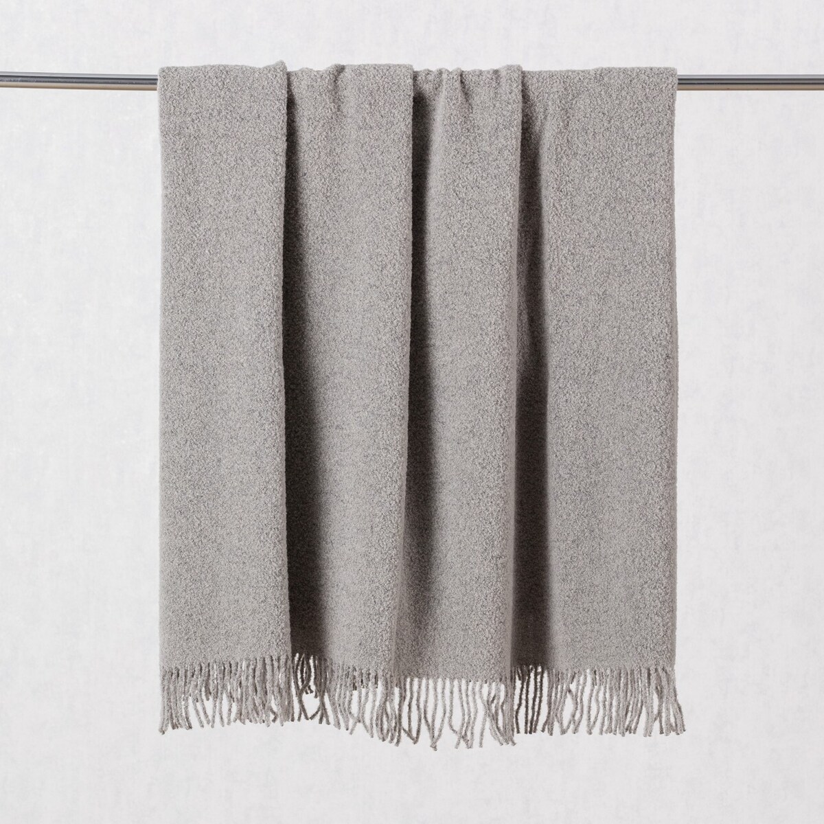 Pled Boucle 140x200cm silver grey, 140 x 200 cm