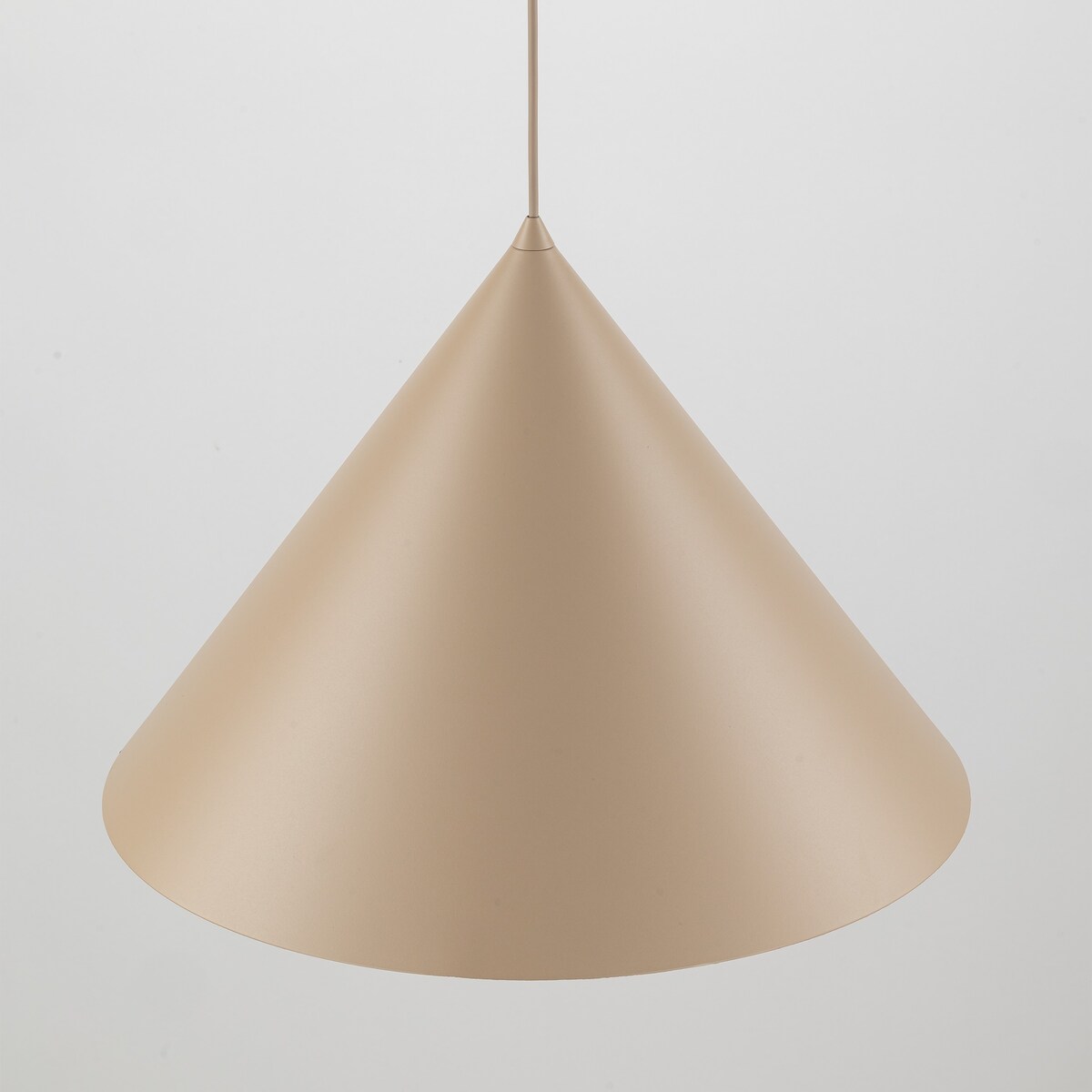 Lampa wisząca TK Lighting CONO SABIA XL 10622 beżowa E27 50 cm regulowana do salonu i jadalni