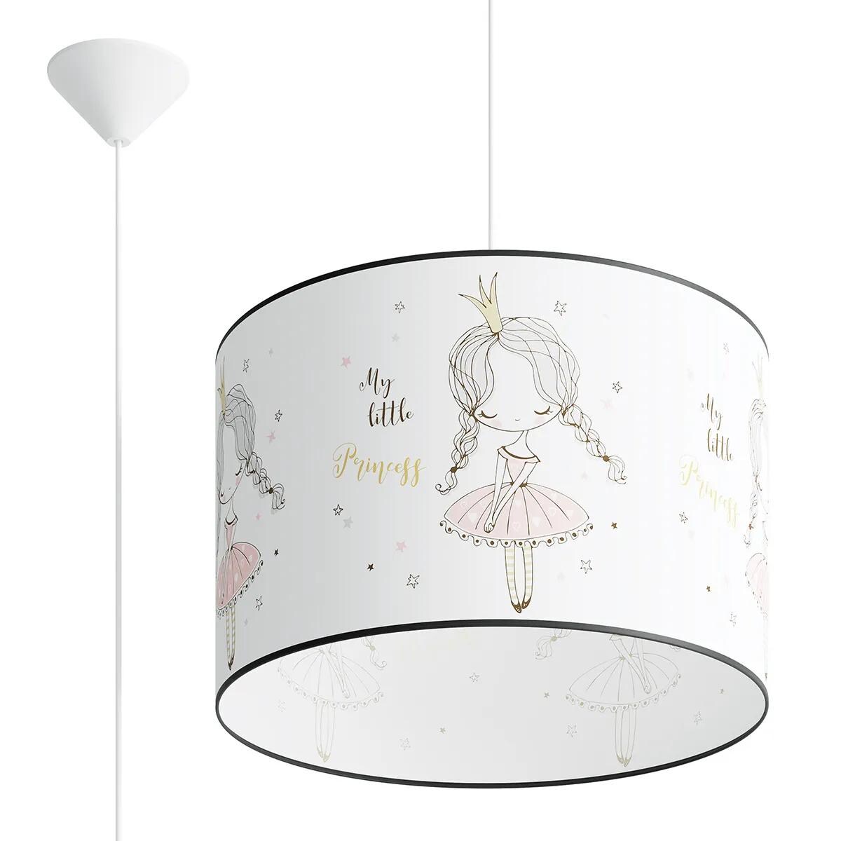 Lampa wisząca PRINCESS 40 biała