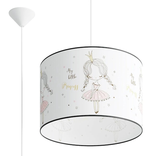 Lampa wisząca PRINCESS 40 biała
