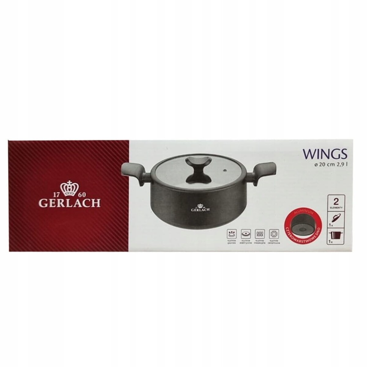 Garnek GERLACH Wings 20 cm 2,9l