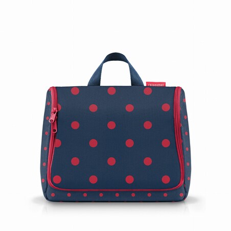 Kosmetyczka TOILETBAG XL, mixed dots red