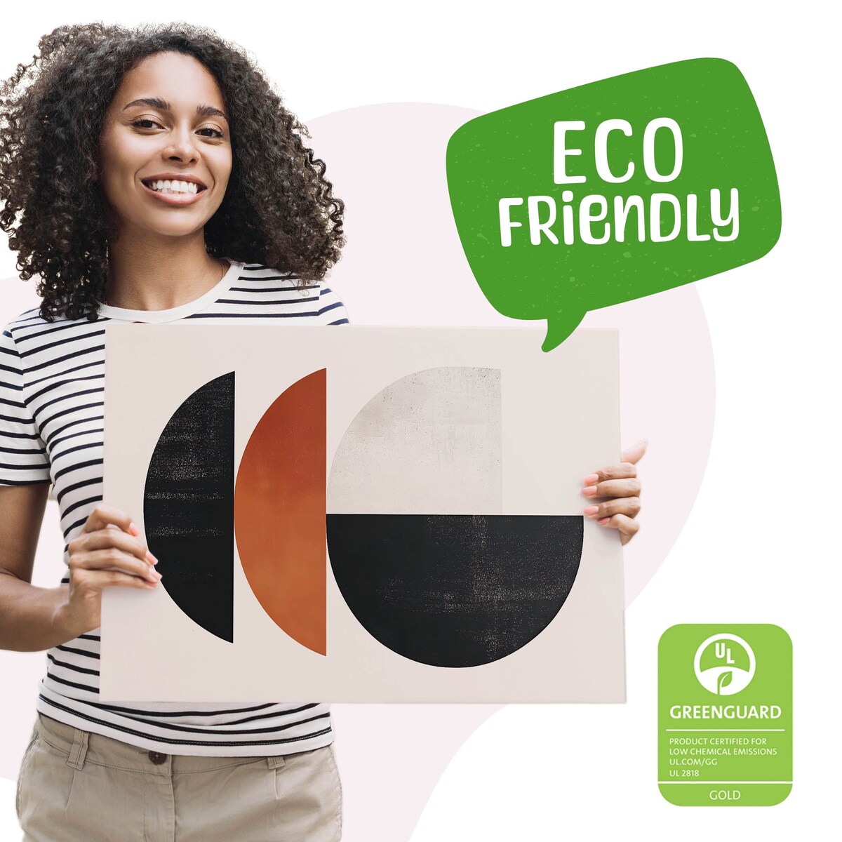 Obraz Do Salonu Sypialni Figury Geometryczne Styl Boho Abstrakcja 70x50cm