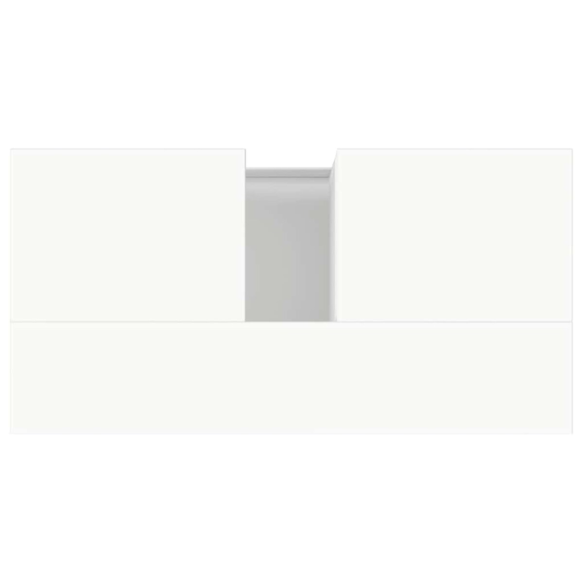 vidaXL Szafka łazienkowa, biała, 65x33x60 cm, materiał drewnopochodny