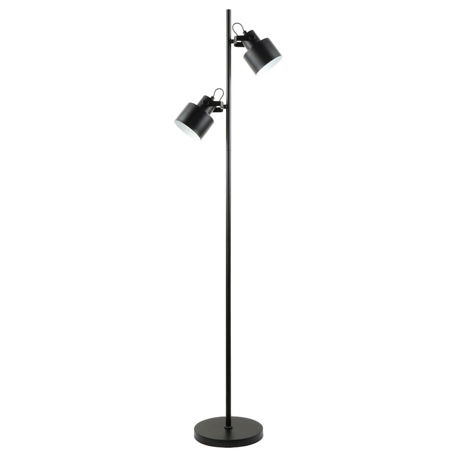 Podłogowa lampa do salonu Draco A4022A-MBK Zumaline regulowana czarna