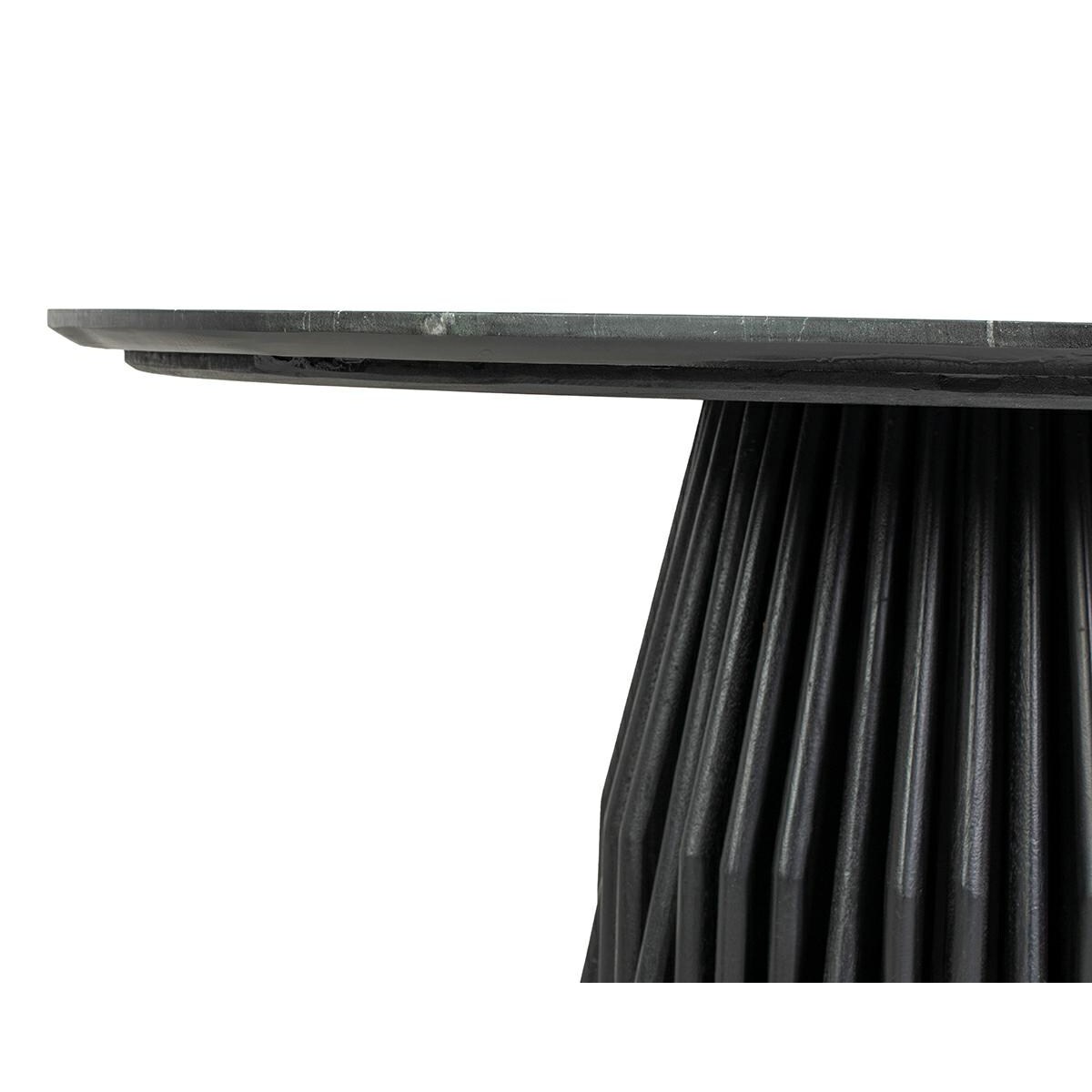 MaMaison stół jadalniany LEVANTE 120 czarny / marmur