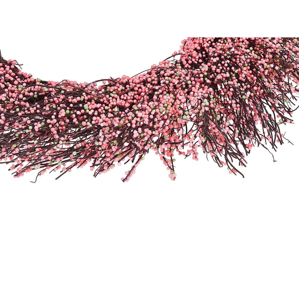 Wianek na drzwi ø 50 cm różowy GALLETAS