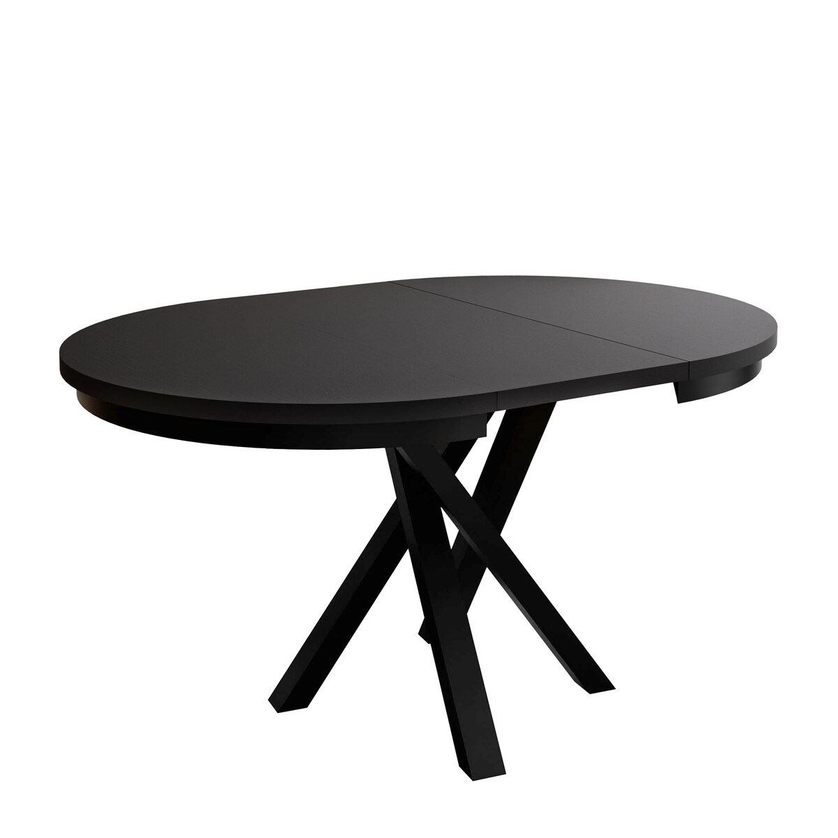 Rozkładany stół LUMI, czarny