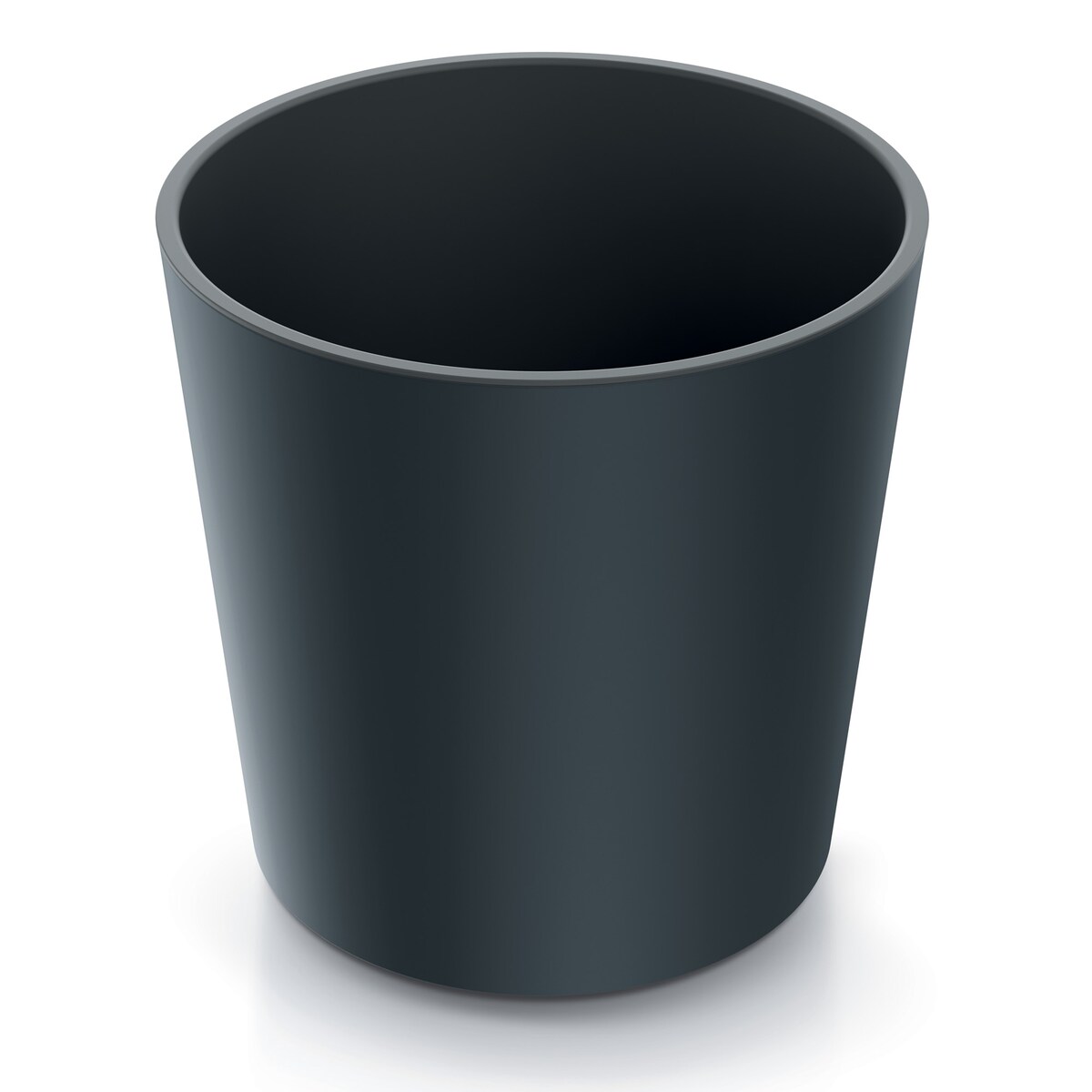 Doniczka Donica Ogrodowa 25 Cm Okrągła Na Taras Do Ogrodu Domu Antracytowa