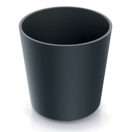 Doniczka Donica Ogrodowa 25 Cm Okrągła Na Taras Do Ogrodu Domu Antracytowa