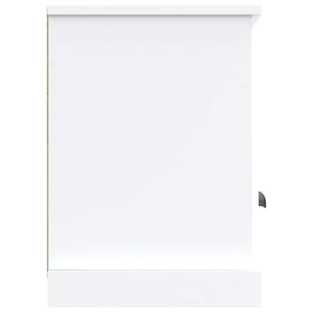 vidaXL Szafka pod TV, biała, 100x35x50 cm, materiał drewnopochodny