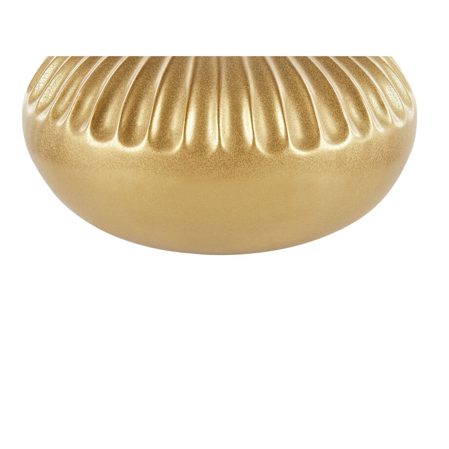 Wazon dekoracyjny ceramiczny 20 cm złoty CERCEI