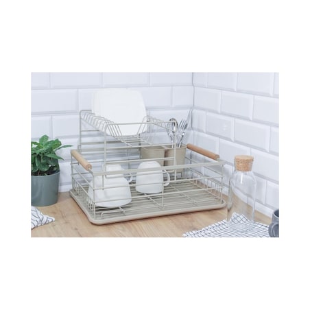 Brunbeste suszarka dwupoziomowa do naczyń z ociekaczem i tacą 63256