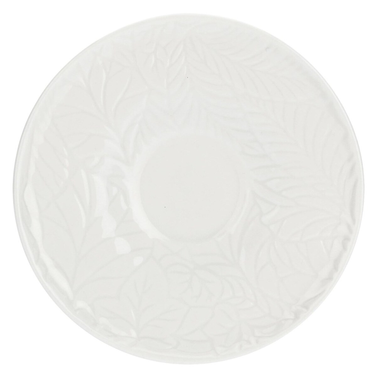 Zestaw 6 filiżanek do kawy ze spodkiem Bosco - Biały, 80 ml