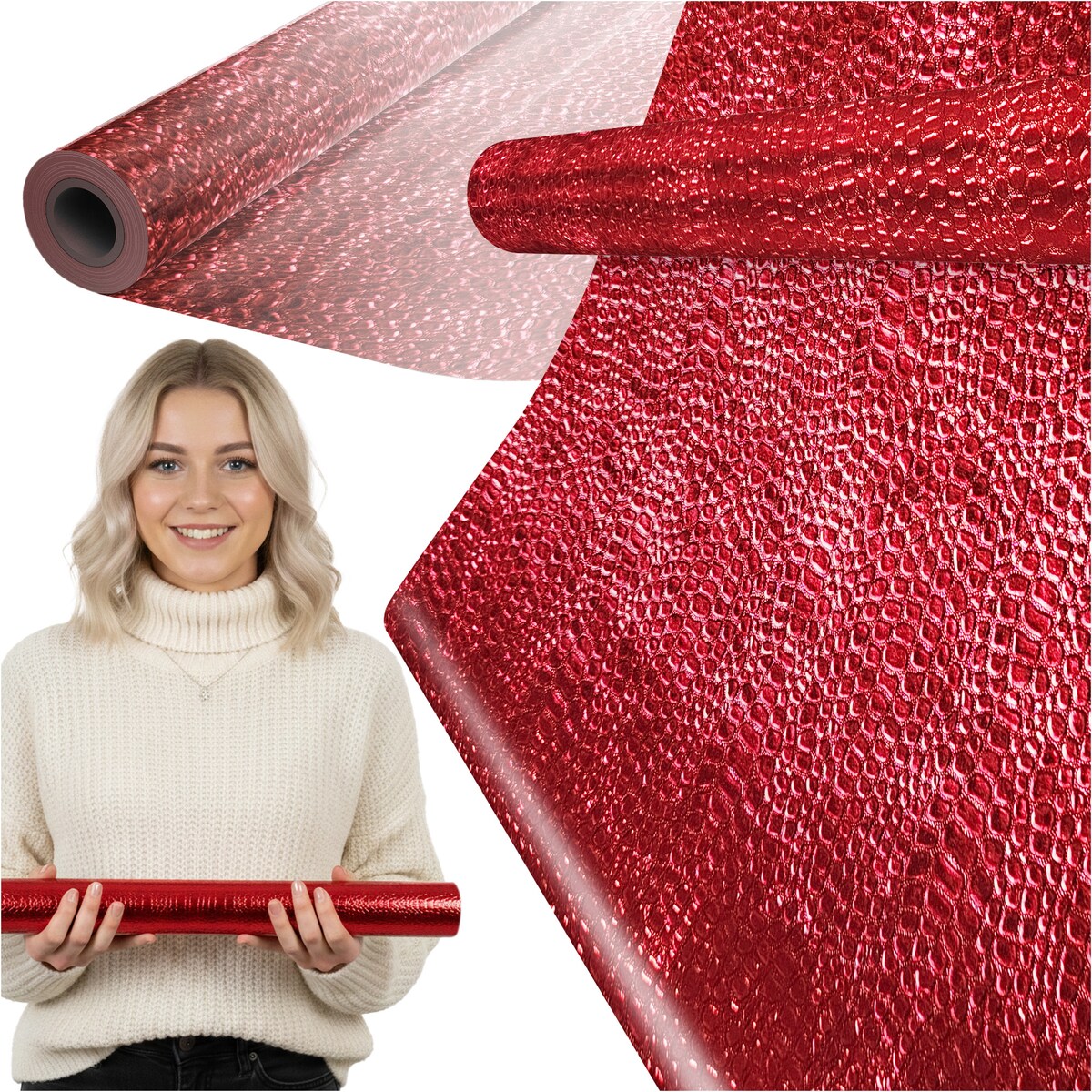 Papier Do Pakowania Prezentów 15 m MEGAROLKA Świąteczny Urodzinowy Do Paczek Ozdobny