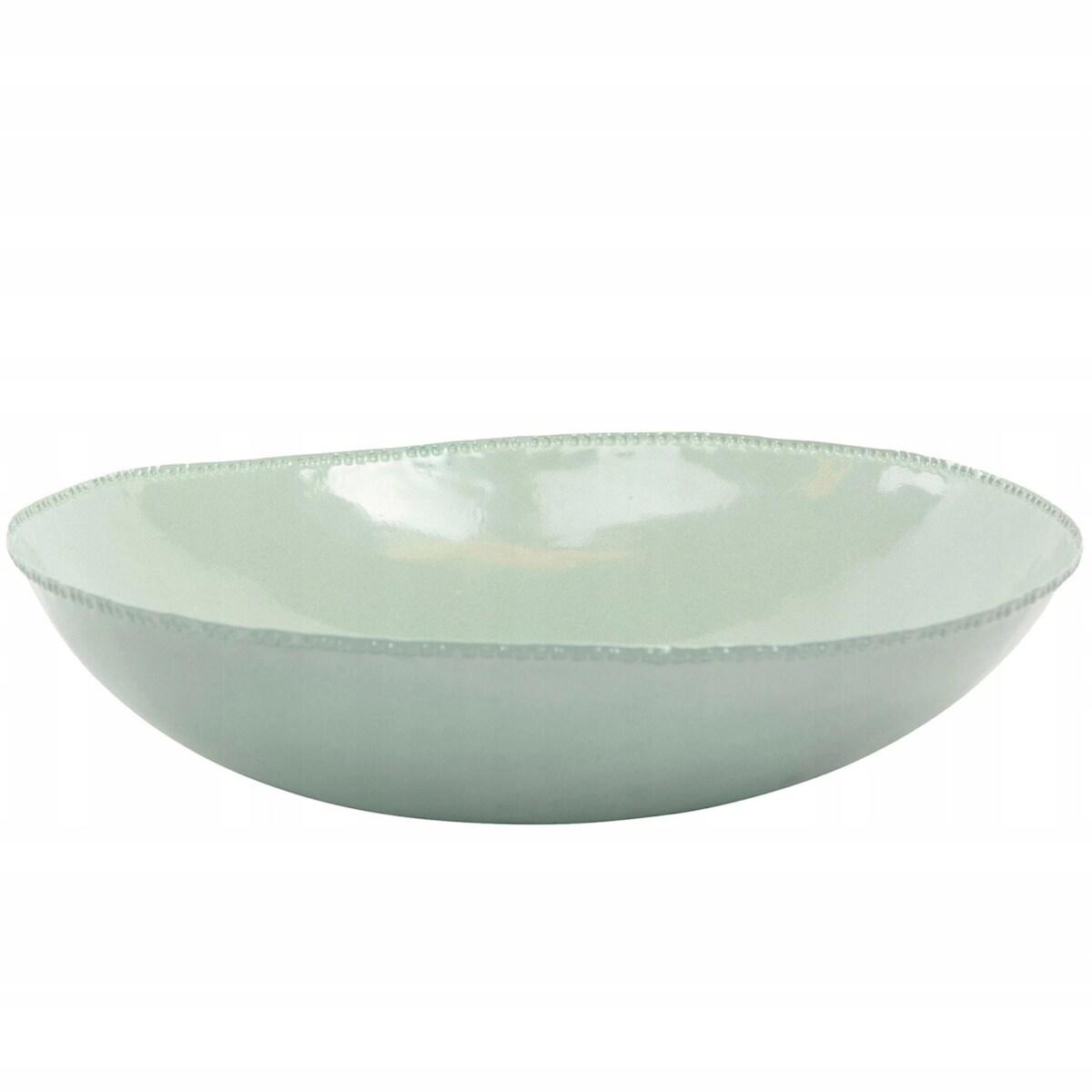 MISA MISKA PATERA TURKUSOWA 36cm LOFT BOHO DO SALONU DOMU OZDOBA DEKORACJA