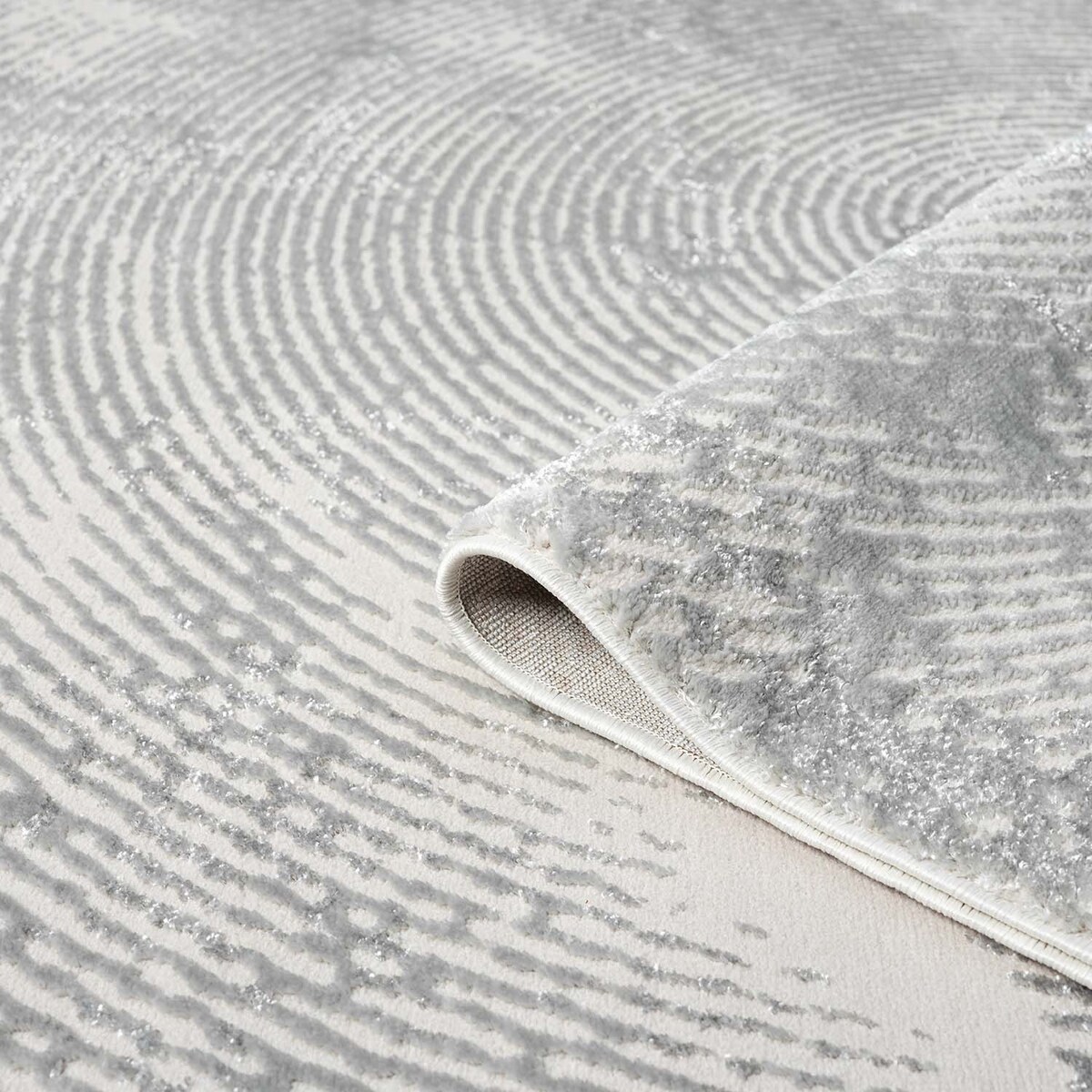 Dywan strukturalny vintage abstraktcja Antique 4810 Szary 200x290