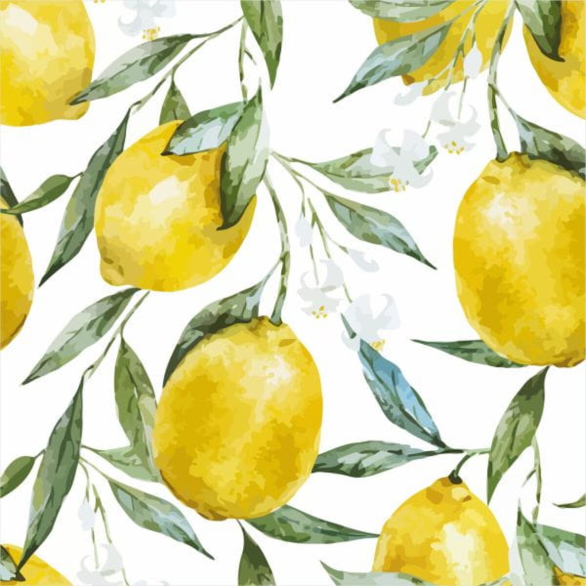 Bieżnik SUMMER wzór SM10 | cytryny - 40 x 180 cm