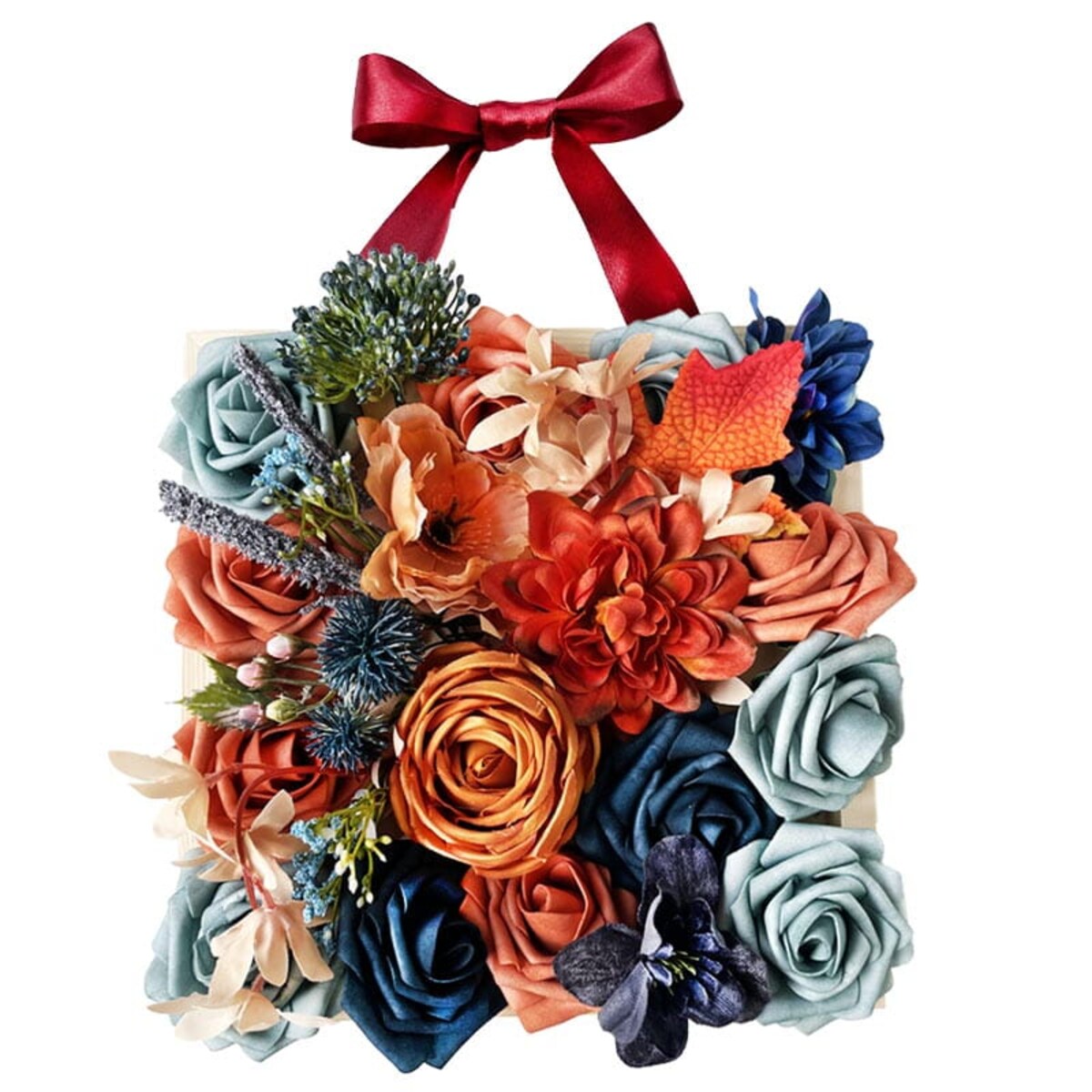 Kwiaty w ramce - ozdoba DIY - Żywioły ziemi