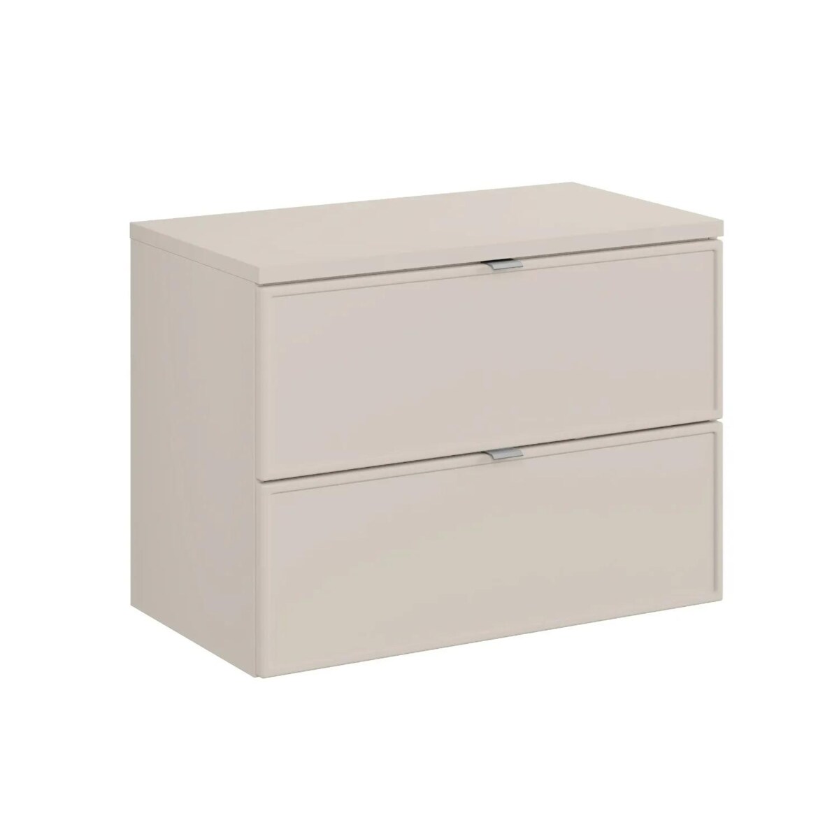 Szafka pod umywalkę nablatową BELLA CASHMERE 82-80-2S z blatem 80 cm kaszmir