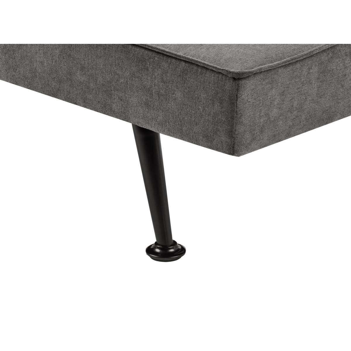 Sofa rozkładana HASLE Ciemnoszary Tkanina