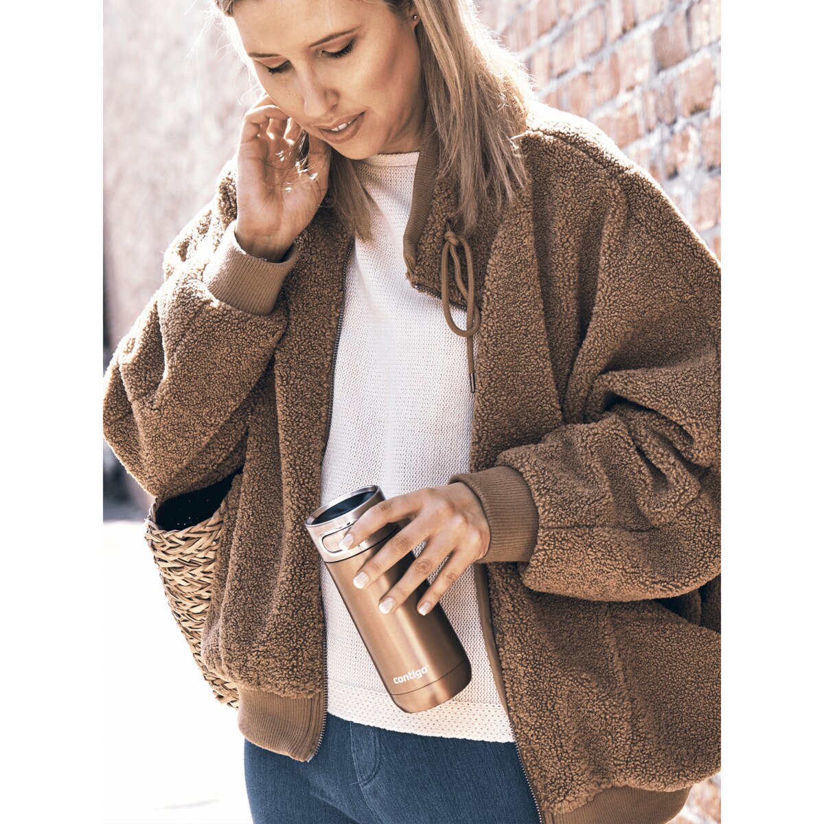 Kubek termiczny Contigo Luxe 360ml - White Zinfandel