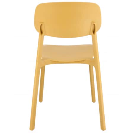 Krzesło wygodne LARA musztardowe