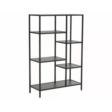 Regał na książki COSTA B czarny