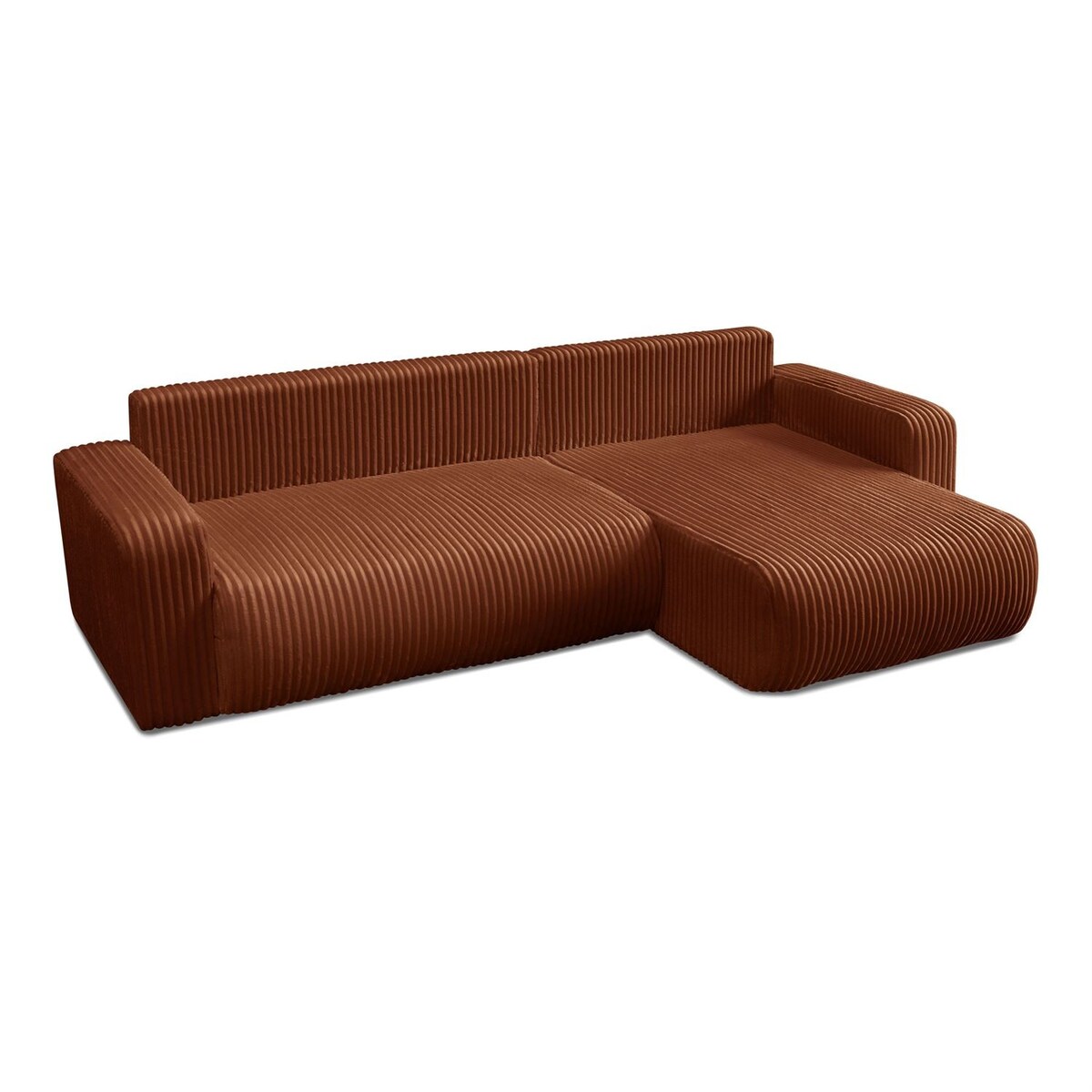 Narożnik PRESTIGE SOFT z funkcją spania i pojemnikiem na pościel, Tilia 52