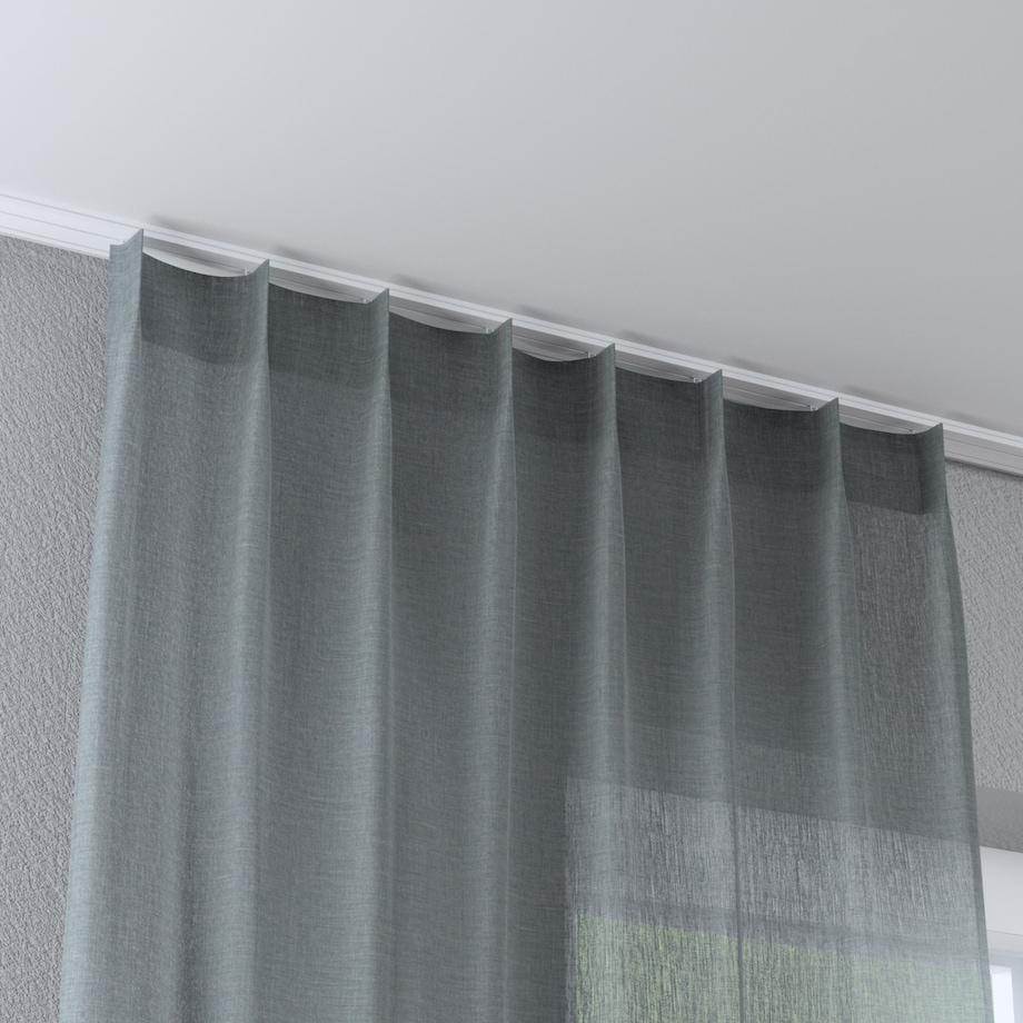 Zasłona na haczykach flex pojedynczych 130x245 szałwiowy