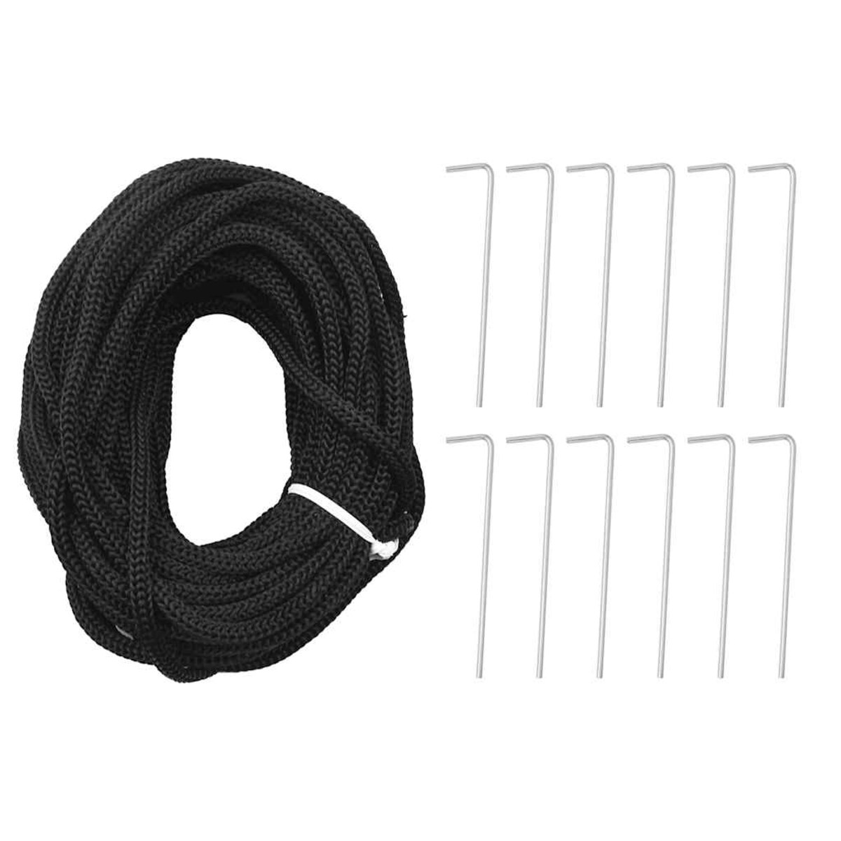 vidaXL Choinka do montażu na maszcie, 732 ciepłych białych LED, 500 cm