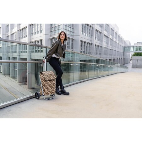 Wózek SHOPPING TROLLEY, leo macchiato