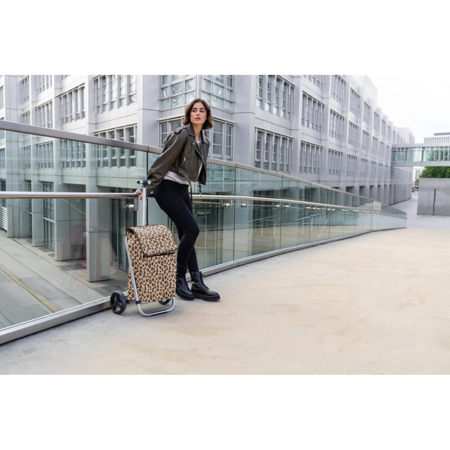 Wózek SHOPPING TROLLEY, leo macchiato