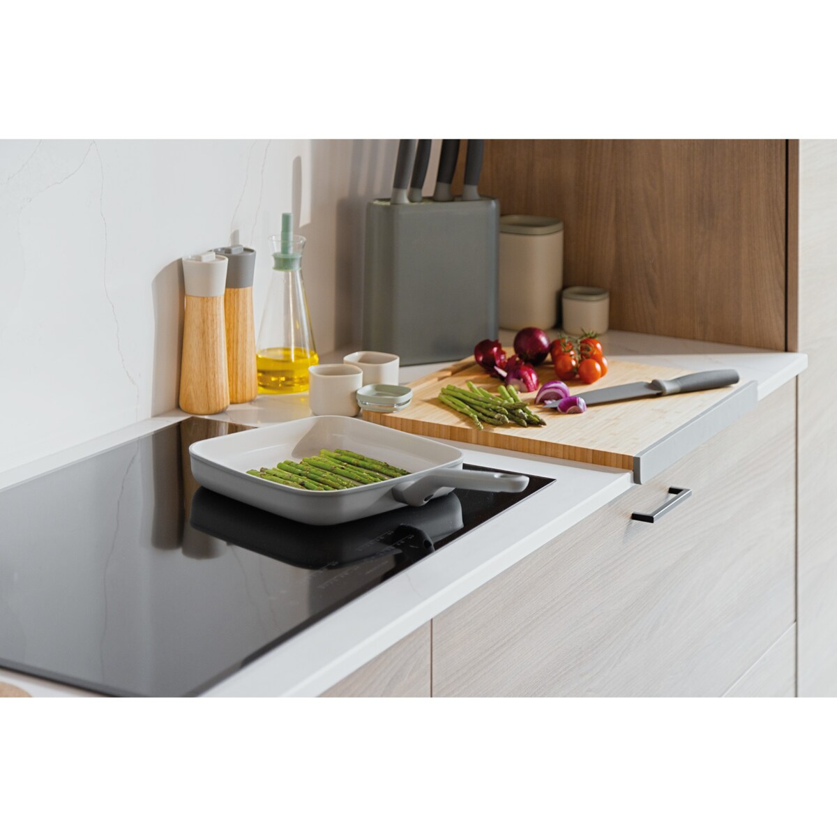 Zestaw patelni 4-el. Balance Eco Grey + łopatka BergHOFF