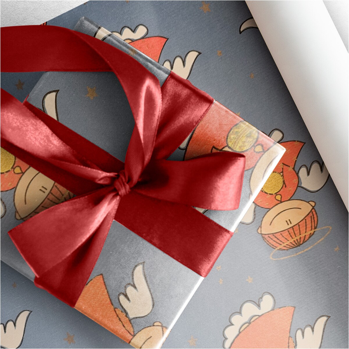 Papier Prezentowy Do Pakowania Prezentów 20 m MEGAROLKA Świąteczny Do Paczek Boże Narodzenie Ozdobny