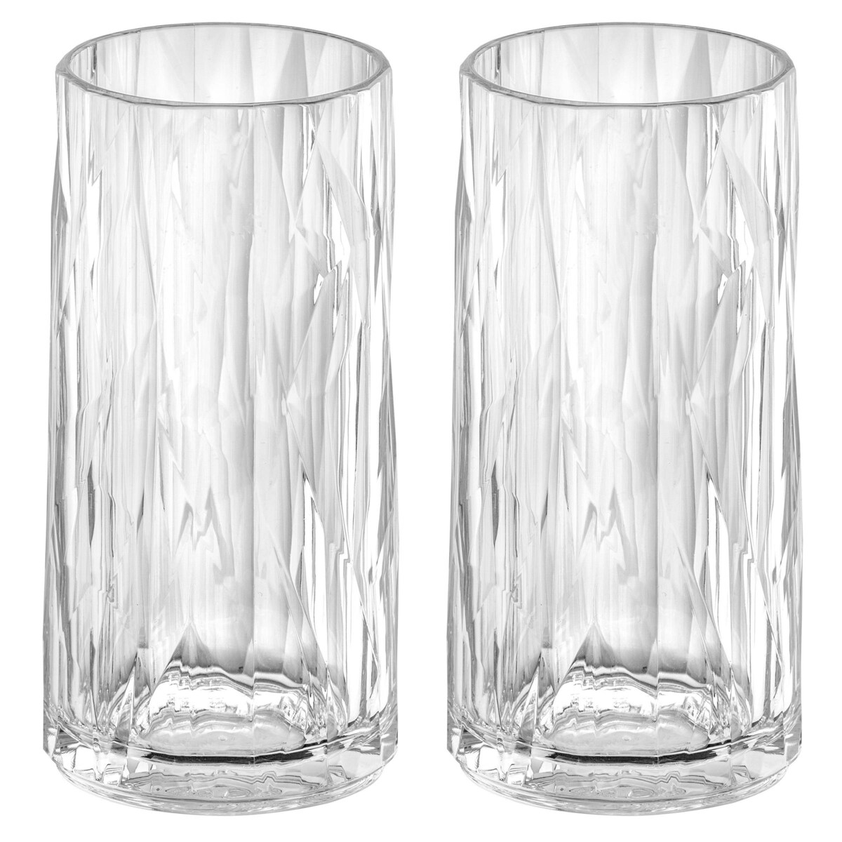 Wąskie szklanki CLUB No. 8, superglas, 2 x 300 ml, KOZIOL