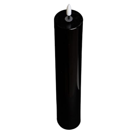 Świeca LED z tworzywa sztucznego TIMER 34x5x5 cm MOMBATTI czarna big