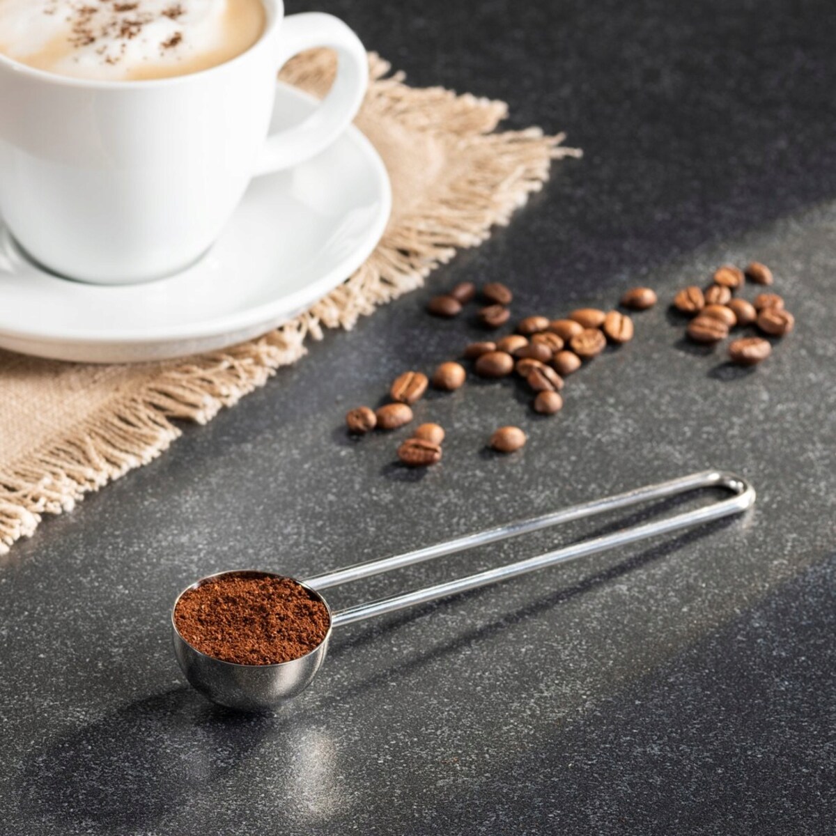 XAVAX Miarka do kawy / herbaty 6g / 16,8 cm- stal nierdzewna BARISTA