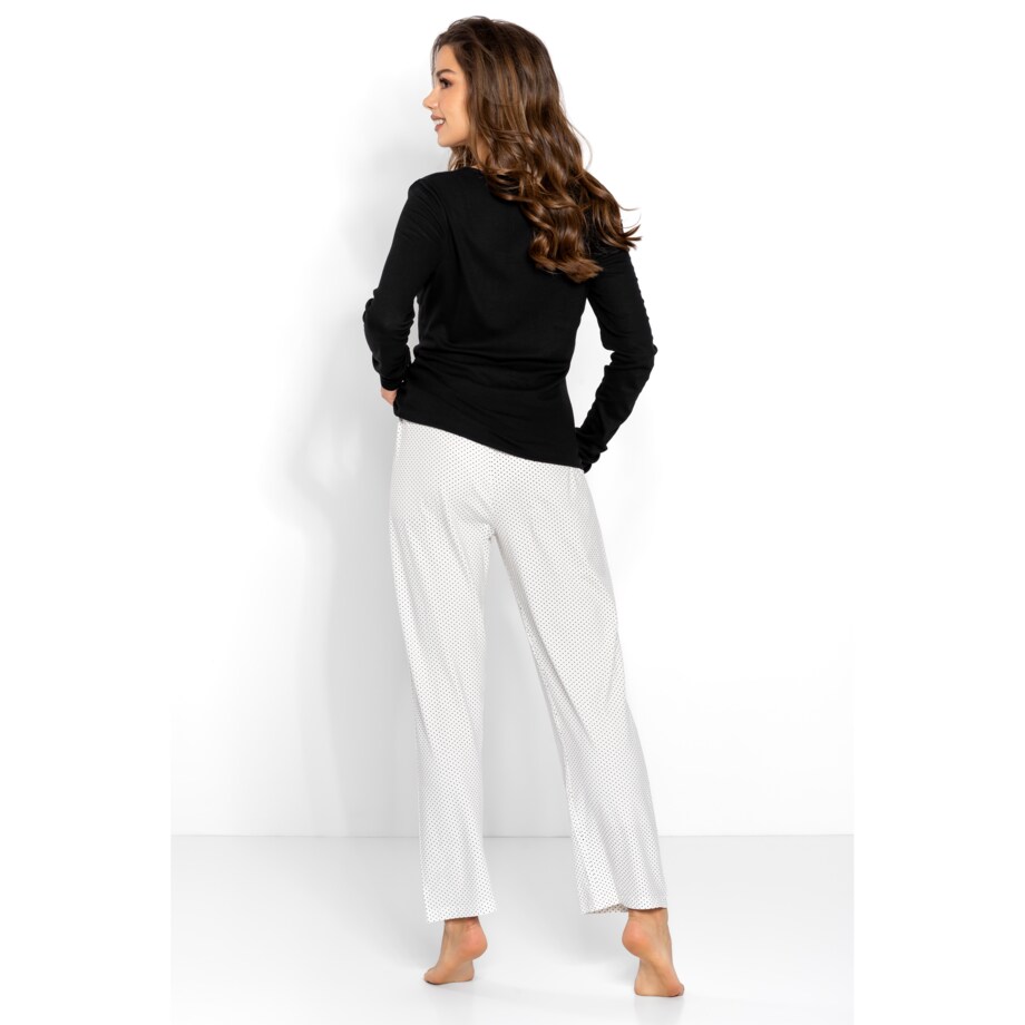 Piżama Naomi Black-Ecru, XL