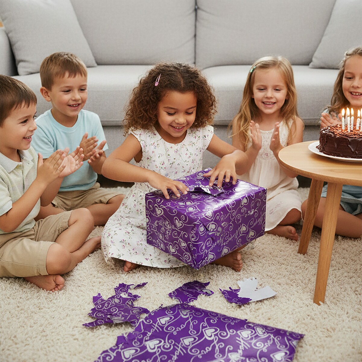 Papier Prezentowy Do Pakowania Prezentów 20 m MEGAROLKA Ozdobny Do Paczek Na Walentynki Urodziny