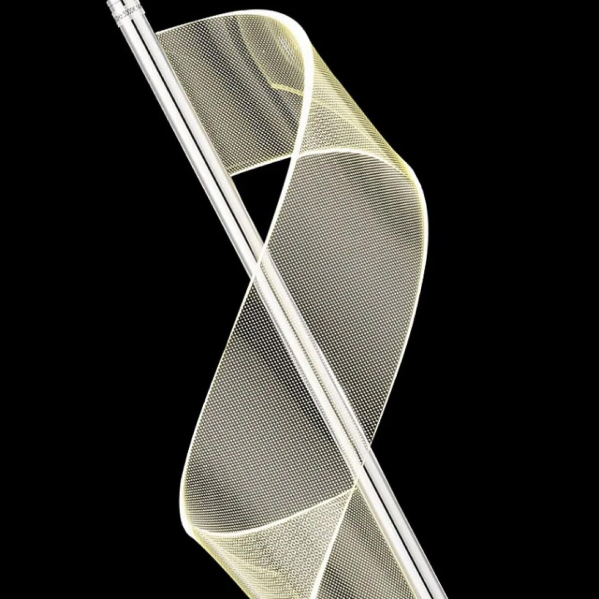 Lampa wisząca złota transparentna LED APP1550-CP