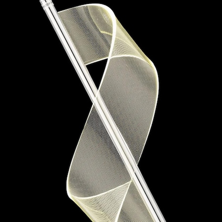 Lampa wisząca złota transparentna LED APP1550-CP