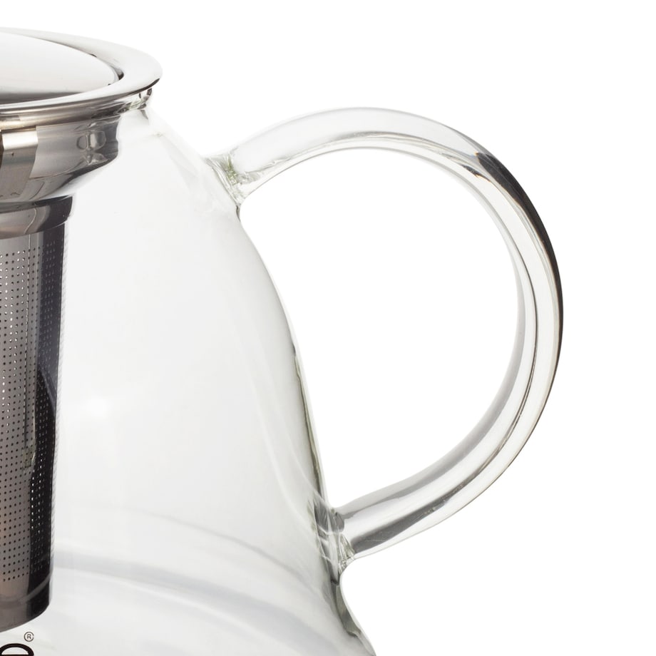 Dzbanek zaparzacz czajnik szklany na gaz duży 1.5L KAMILLE