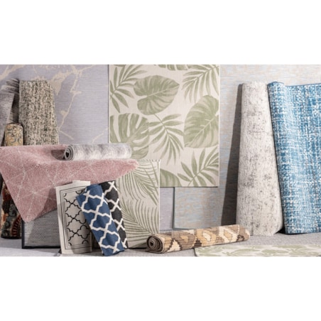 Dywan Cottage blue/ wool 160x230cm, 160 x 230 cm